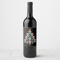 Árbol de Navidad Calavera Pijama Esqueleto Genial