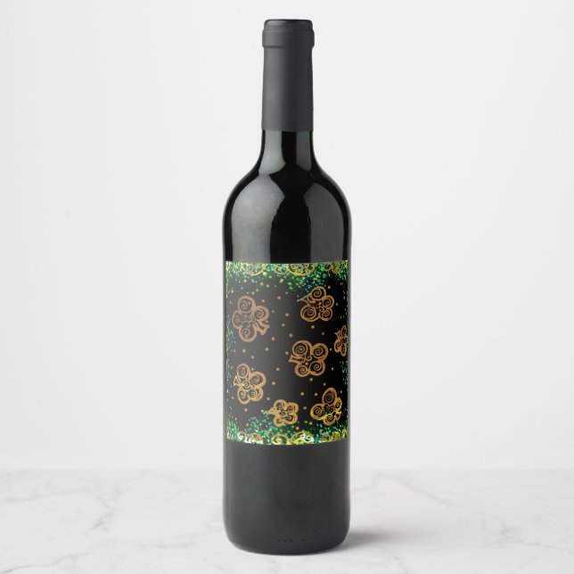 Etiqueta Para Botella De Vino Arte de San Patty (Anverso)