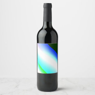 Etiqueta Para Botella De Vino Azul arcoiris de textura abstracta patrón arte t