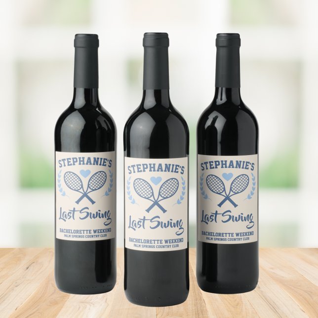 Etiqueta Para Botella De Vino Bachelorette (The perfect wine labels for your  "last swing" bachelorette party. )