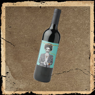 Etiqueta Para Botella De Vino Bad & Boo-Jee Bride