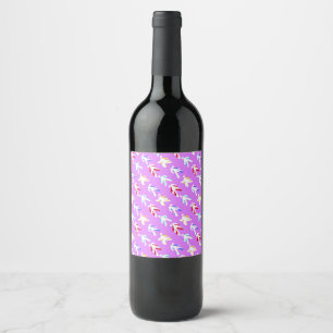 Etiqueta Para Botella De Vino Bailarinas