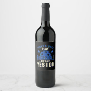 Etiqueta Para Botella De Vino Baloncesto - No siempre juego baloncesto