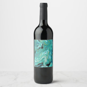 Etiqueta Para Botella De Vino Bandas hacia atrás 1 tranquilizante etiqueta de bo