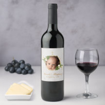 Baptismo Foto Floral Calla Lilies Mármol de oro