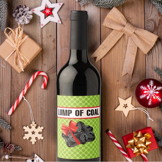 Etiqueta Para Botella De Vino Basura del carbón (Subido por el creador)
