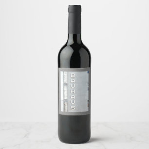 Etiqueta Para Botella De Vino Bauhaus