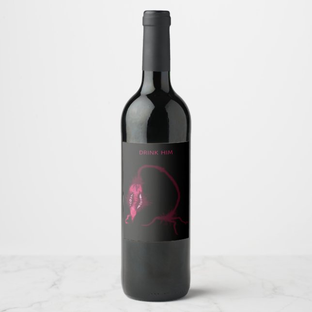 Etiqueta Para Botella De Vino beba (Anverso)