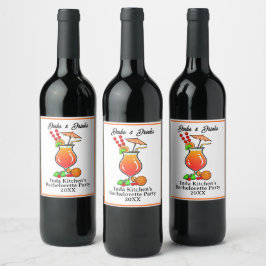Etiqueta Para Botella De Vino Bebidas y bebidas Boda de bachillerato