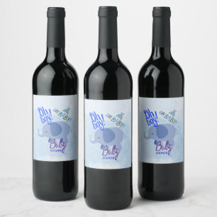 Etiqueta Para Botella De Vino Bienvenido al Mundo, Pequeño!