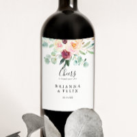 Boda actual de Eucalyptus Floral Cheers