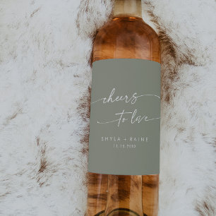 Etiqueta Para Botella De Vino Boho Moda salva a los Green Chepers para amar a Bo