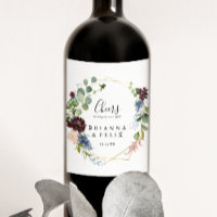 Boletines de Boda de vinos con queso geométrico de
