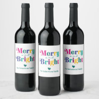 Botella de regalo de ferry y Navidad brillante