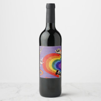 Etiqueta Para Botella De Vino Botella de vino Orgullo