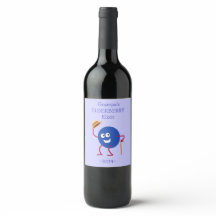 Botellas de Personalizado Elderberry Wine casero