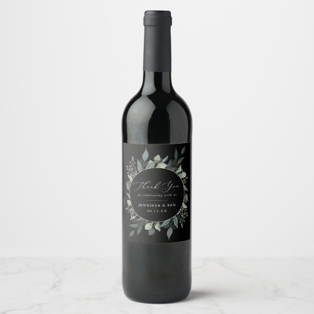 Etiqueta Para Botella De Vino Bouquet de la vegetación (Anverso)