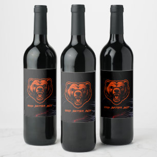 Etiqueta Para Botella De Vino Bueno Mejor Mejor Nunca Dejes Que Descanse