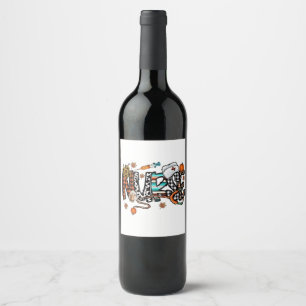 Etiqueta Para Botella De Vino Cae Vibes Que Enfermera Enfermera De Enfermería De