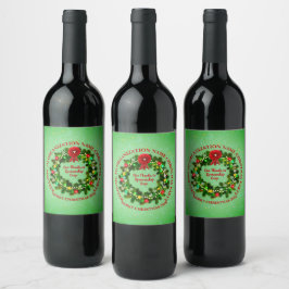 Etiqueta Para Botella De Vino Cambiar toda la organización del texto Fiesta de N