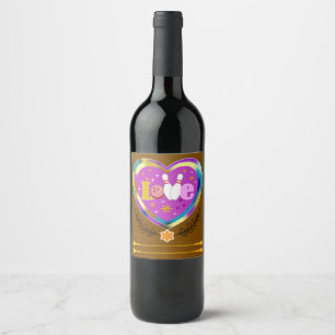 Etiqueta Para Botella De Vino Camiseta de bolos