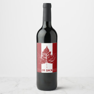 Etiqueta Para Botella De Vino Canada Day Beer Labs Personalizado Botella de lico