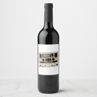 Etiqueta Para Botella De Vino Canelo - Edición Limitada - Estilo Vintage 