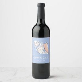 Etiqueta Para Botella De Vino cangrejo