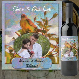 Etiqueta Para Botella De Vino Cantante callejero anima a amar a 2338