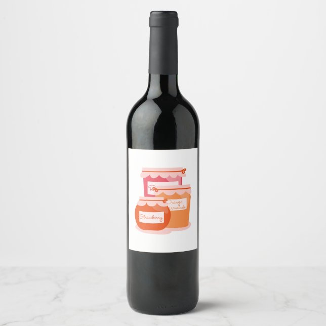 Etiqueta Para Botella De Vino Casero (Anverso)