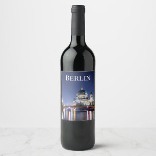 Etiqueta Para Botella De Vino Catedral de Berlín, Alemania