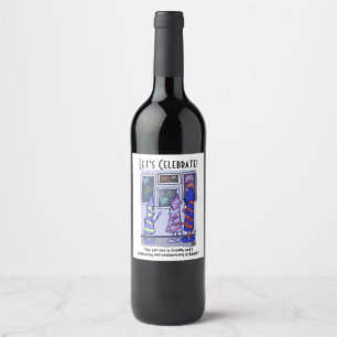 Etiqueta Para Botella De Vino Celebremos