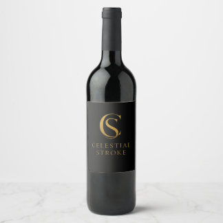 Etiqueta Para Botella De Vino Celestial Stroke