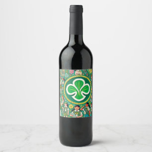Etiqueta Para Botella De Vino Chica Scout felicitaciones por el premio Star Car