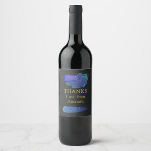 Etiqueta Para Botella De Vino Cielo Nocturno Estrellas Espacio Fantasía Fiesta G