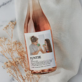 Etiqueta Para Botella De Vino Cita personalizada de definición de funciones