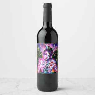 Etiqueta Para Botella De Vino Cóctel