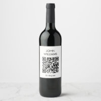 Código QR de apertura de exposición de empresa per