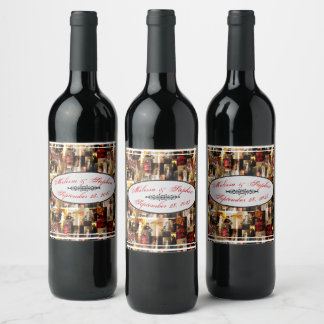 Etiqueta Para Botella De Vino Collage de retrato Lady elegante de John Singer Sa