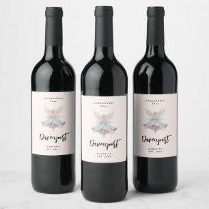 Etiqueta Para Botella De Vino Colores pastel de ángel de hada mágica - Elaboraci