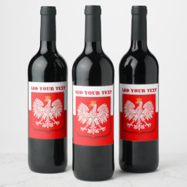 Etiqueta Para Botella De Vino Copa Mundial de Fútbol 2022