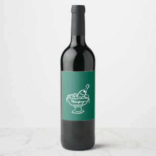 Etiqueta Para Botella De Vino Coquette Champagne