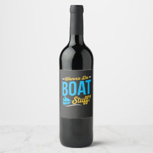 Etiqueta Para Botella De Vino Cosas de Barco