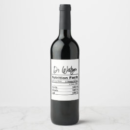 Etiqueta Para Botella De Vino Coworker Appreciation Boss Thank You Doctor Lawyer