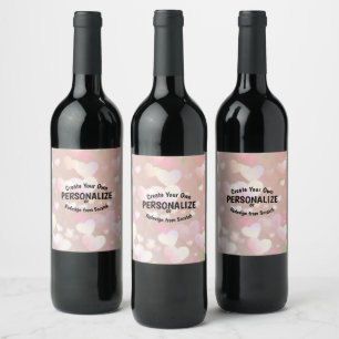 Etiqueta Para Botella De Vino Crea lo tuyo