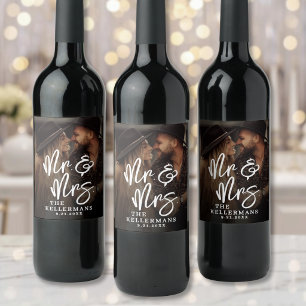 Etiqueta Para Botella De Vino Crea Tu Propia Boda de Fotos