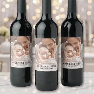 Etiqueta Para Botella De Vino Crea tu propia foto de texto