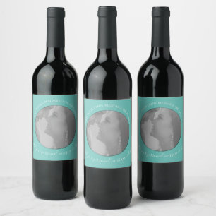 Etiqueta Para Botella De Vino Crea tu propia foto etiqueta de vino verde