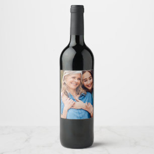 Etiqueta Para Botella De Vino Crea tu propia imagen personalizada DIY