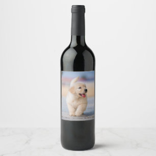 Etiqueta Para Botella De Vino Crea tu propia mascota personalizada